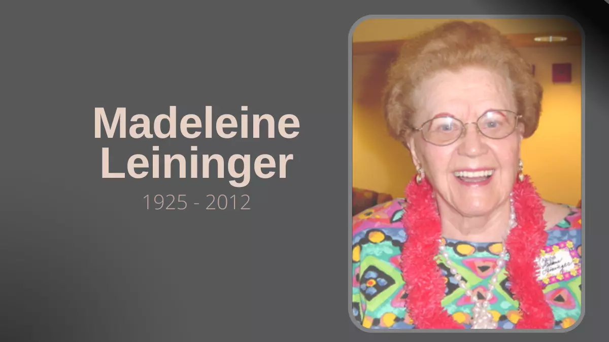 Madeleine Leininger - Enfermeira