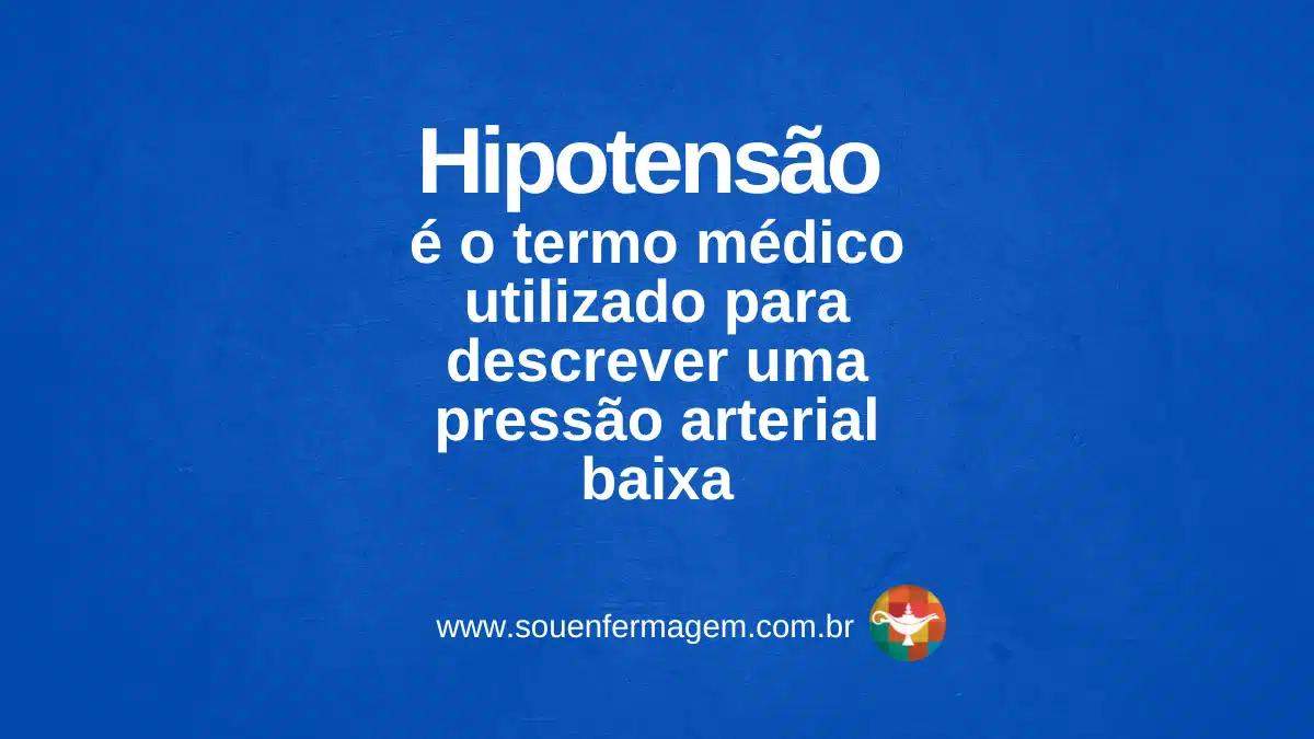 hipotensão - Letra H