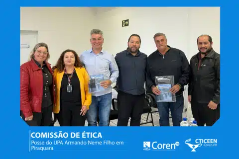 Coren PR dá posse à Comissão de Ética da UPA Armando Neme Filho