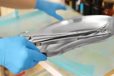 Preparo e acondicionamento dos materiais na CME