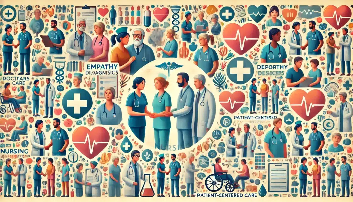 Qual é a diferença da enfermagem para as outras profissões da saúde