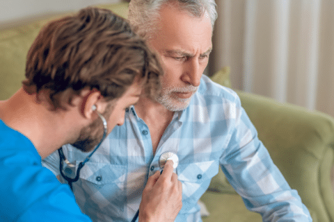 Inspeção torácica: simetria, expansibilidade e sinais de esforço respiratório