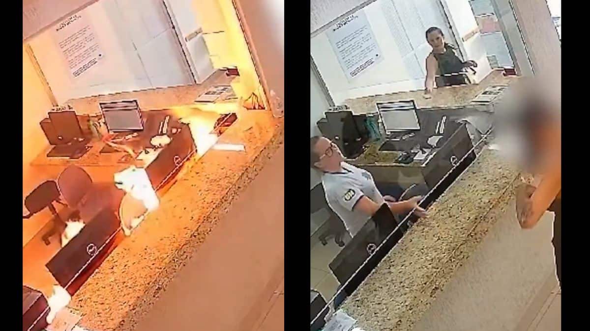 Mulher incendeia recepção de Hospital em Minas Gerais após perder filho