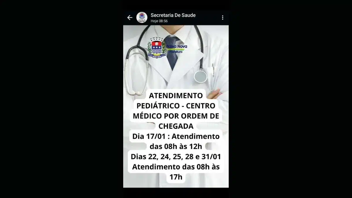 Centro Médico Bom Jesus disponibiliza atendimento pediátrico em datas programadas