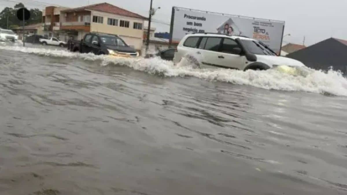 Chuvas intensas deixam mais de mil desabrigados em Santa Catarina