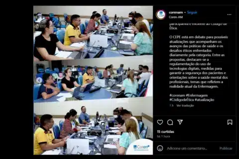 Coren-AM promove reunião para discutir atualização do Código de Ética dos Profissionais de Enfermagem