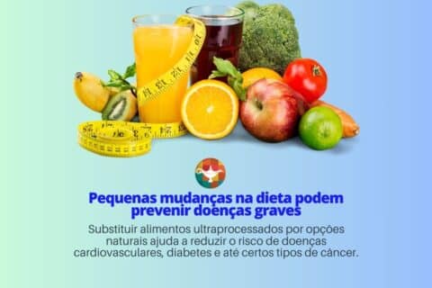Pequenas mudanças na dieta podem prevenir doenças graves
