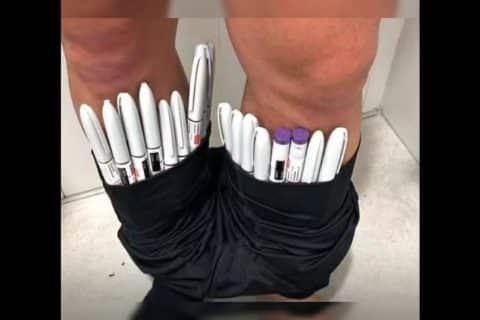 Passageiro é flagrado no Aeroporto de Fortaleza transportando dezenas de canetas emagrecedoras escondidas na roupa