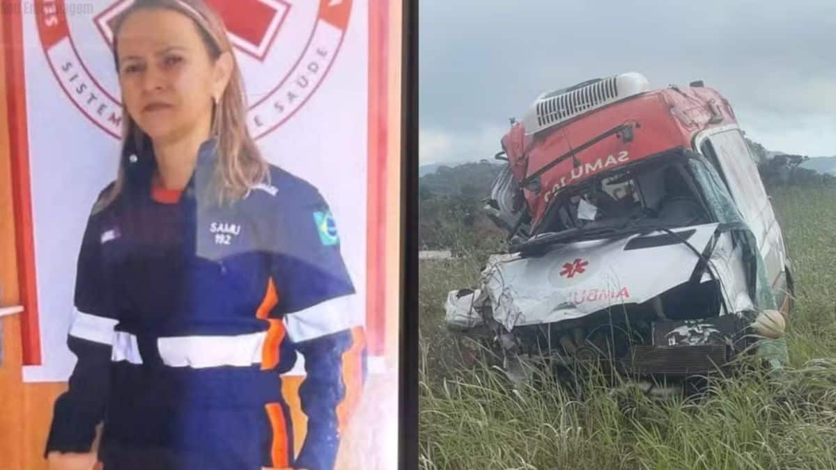 Técnica de enfermagem do Samu morre e três ficam feridos após ambulância colidir com caminhão parado em rodovia de Goiás