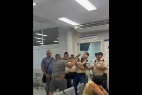 Conflito entre acompanhante e seguranças termina em agressão e danos no Hospital Azevedo Lima, em Niterói