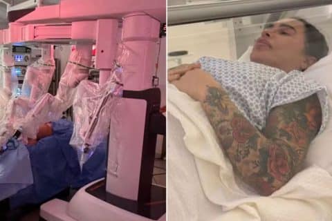 Fabiana Frota enfrenta cirurgia intensa de 11 horas para retirada de tela abdominal em SP