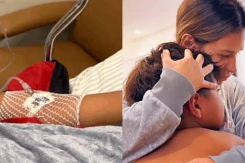 Filho de Simone Mendes passa por susto e é levado ao hospital