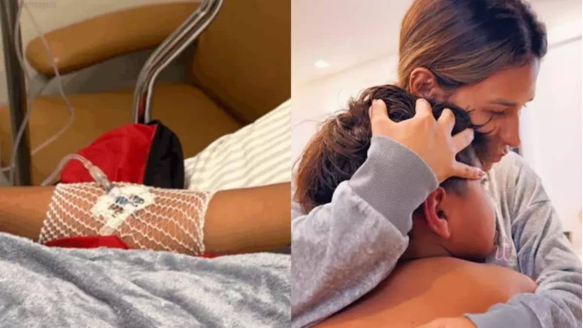 Filho de Simone Mendes passa por susto e é levado ao hospital