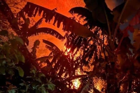 Incêndio de grande porte assusta moradores perto do Hospital Luxemburgo