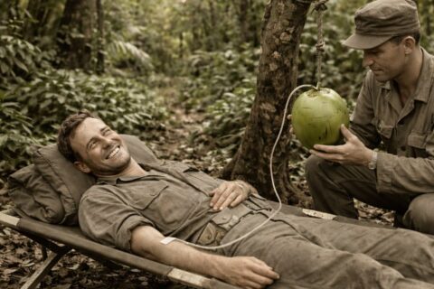 Água de coco como substituto emergencial do plasma contexto histórico