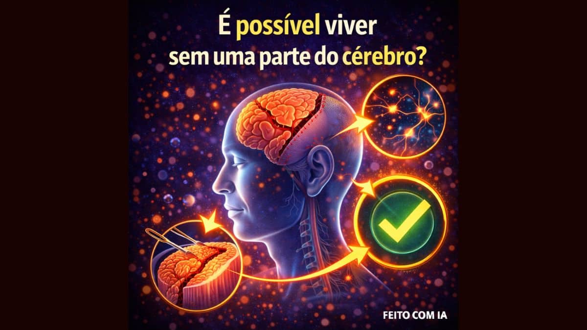 É possível viver sem uma parte do cérebro?