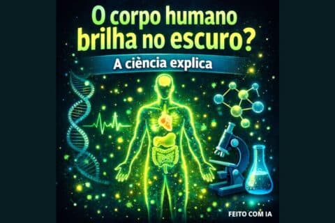 O corpo humano brilha no escuro? A ciência explica