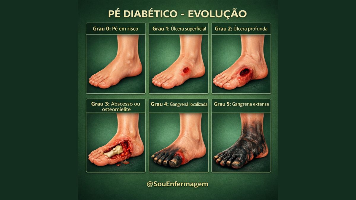 Pé Diabético evolução, estágios clínicos e a importância da prevenção