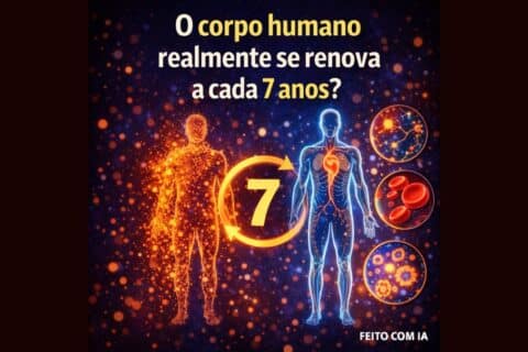 O corpo humano realmente se renova a cada 7 anos?