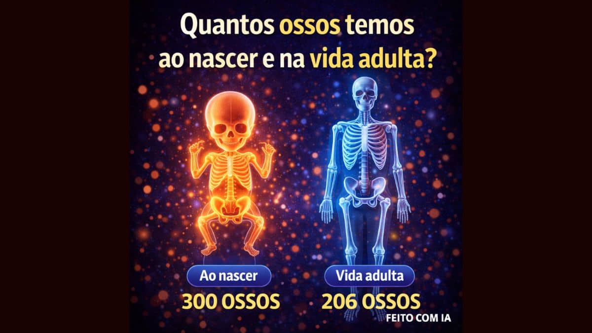 Quantos ossos temos ao nascer e na vida adulta? - Sou Enfermagem
