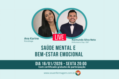 Sou Enfermagem promove palestra gratuita sobre Saúde Mental no Janeiro Branco 2026