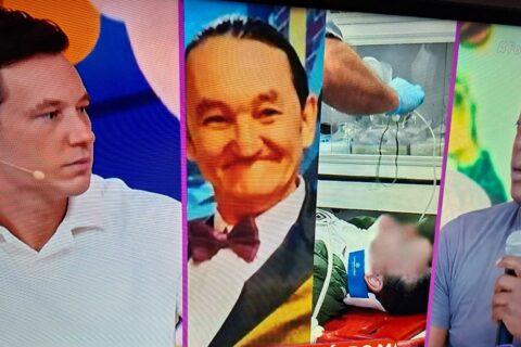 Enfermeiro que socorreu Marquito participa ao vivo de programa de TV e relata detalhes do acidente