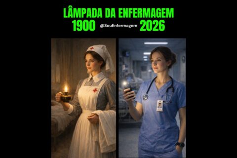 Lâmpada da enfermagem de 1900 a 2026