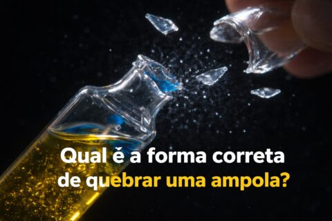 Você tem certeza que está quebrando ampola do jeito certo