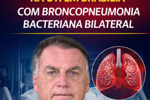 Bolsonaro é internado na UTI em Brasília com broncopneumonia bacteriana bilateral