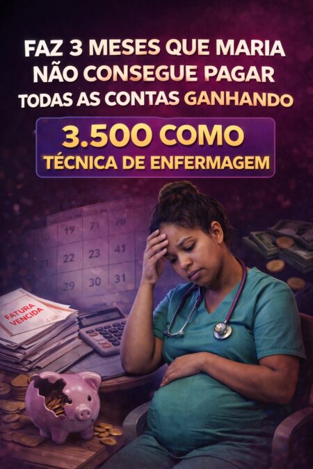 FAZ 3 MESES QUE MARIA NÃO CONSEGUE PAGAR TODAS AS CONTAS GANHANDO 3.500 COMO TÉCNICA DE ENFERMAGEM
