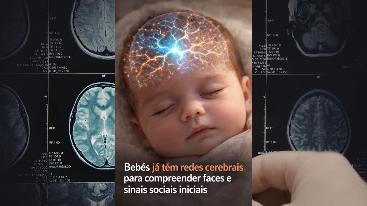 O cérebro do bebê já começa a se preparar para o mundo muito antes das primeiras palavras