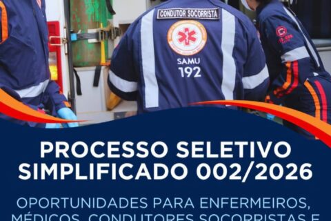 SAMU 192 abre novo processo seletivo com vagas para enfermagem e outras áreas em Minas Gerais