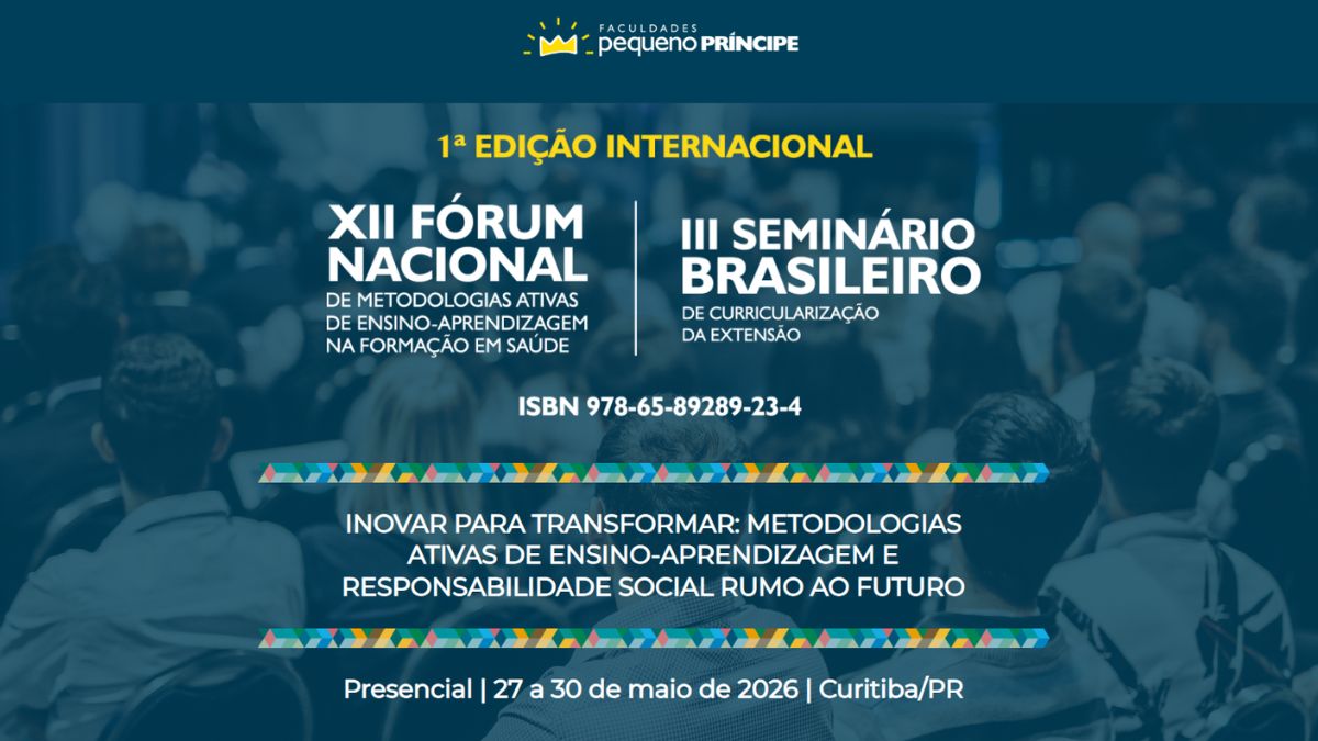Curitiba vai sediar em maio o XII Fórum Nacional de Metodologias Ativas na Formação em Saúde