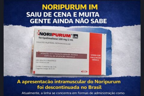 Noripurum IM saiu de cena e mudança ainda gera dúvidas entre pacientes e profissionais