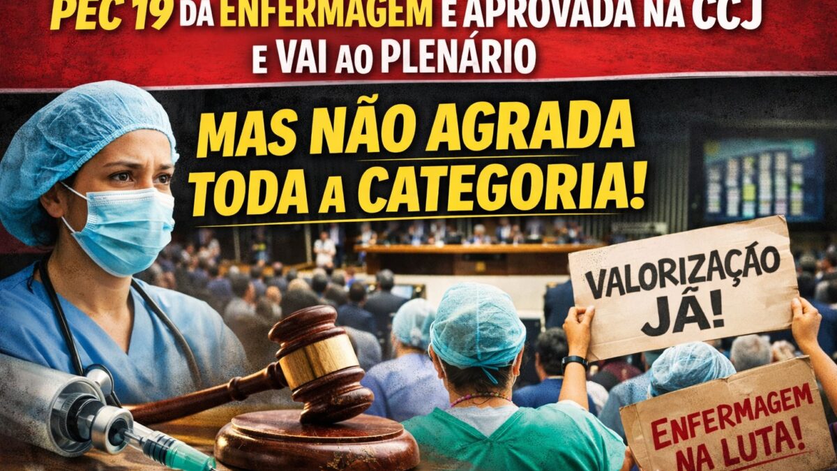 PEC 19 avança no Senado mas mudança para 36 horas divide a enfermagem