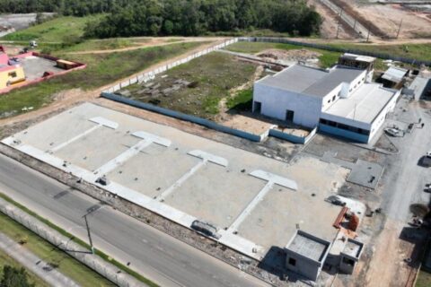 Obras do primeiro hospital de Araquari chegam a 78% de conclusão